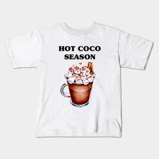 Hot Coco Season Kids T-Shirt